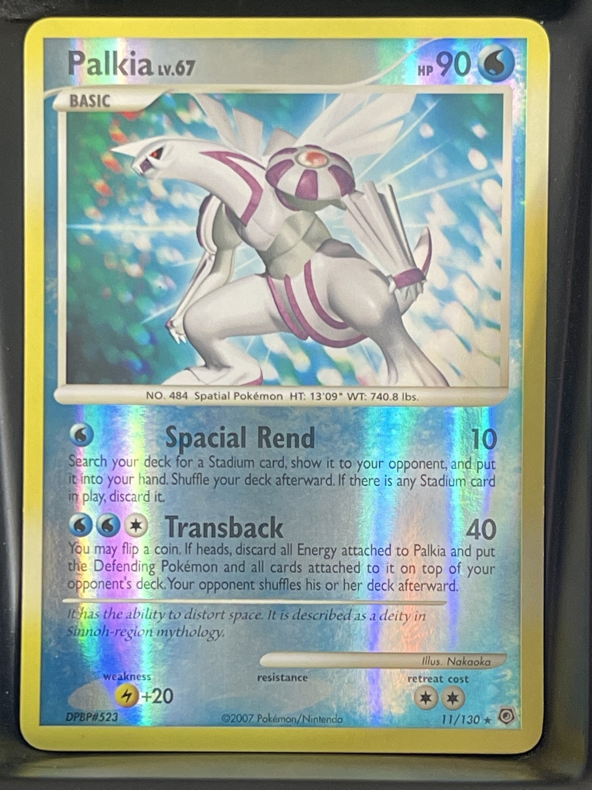 Palkia 2007 Diamond & Pearl #11/130 Lightly Played
