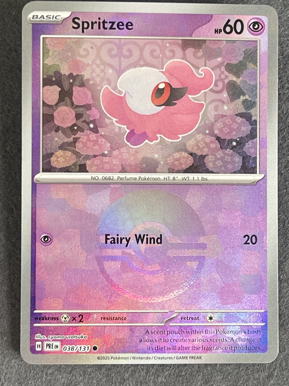 Spritzee 2025 Prismatic Evolutions #038/131 Near Mint