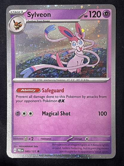 Sylveon 2025 Prismatic Evolutions #040/131 Near Mint
