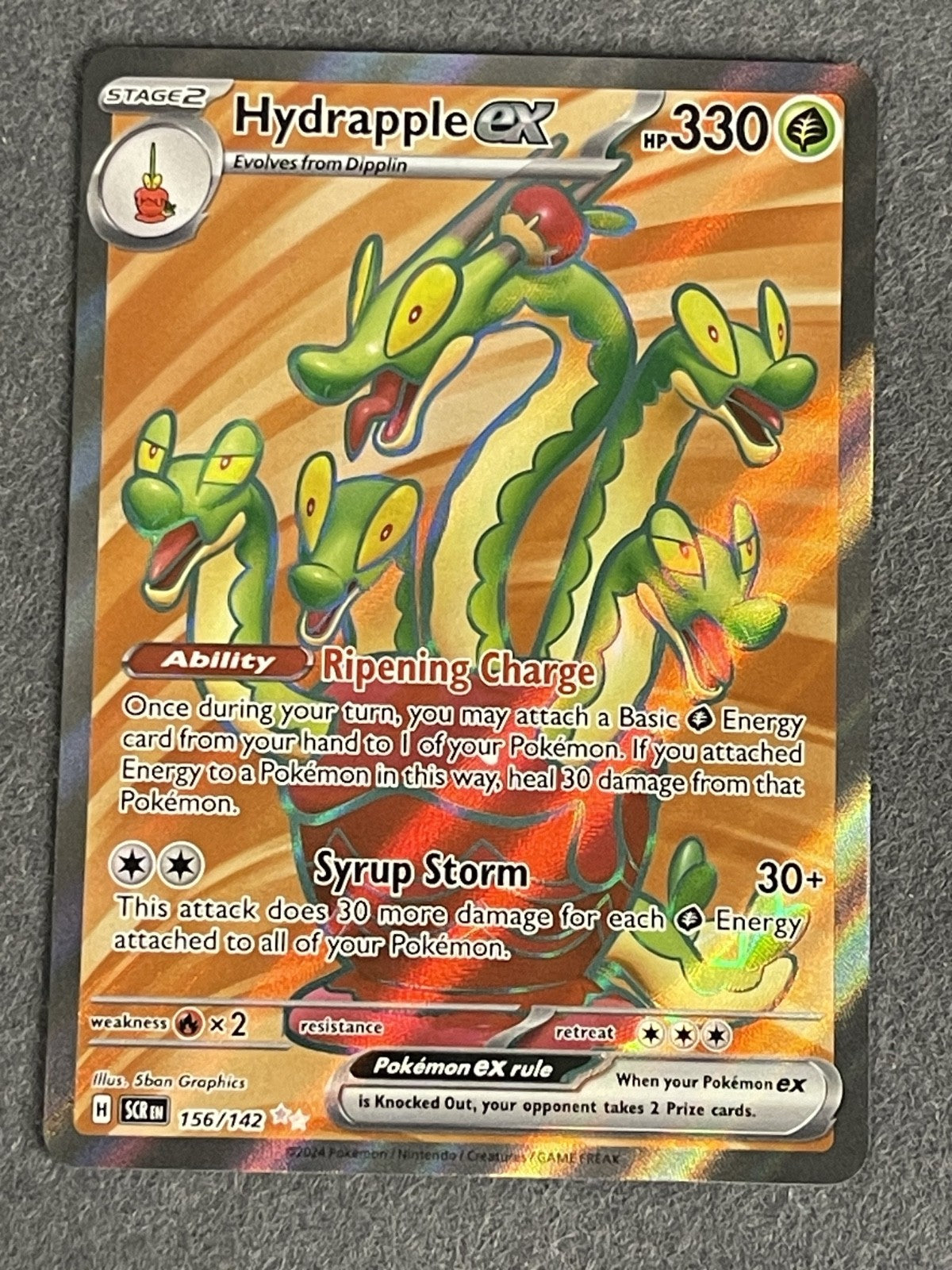 Hydrapple ex 2024 Stellar Crown #156/142 Near Mint