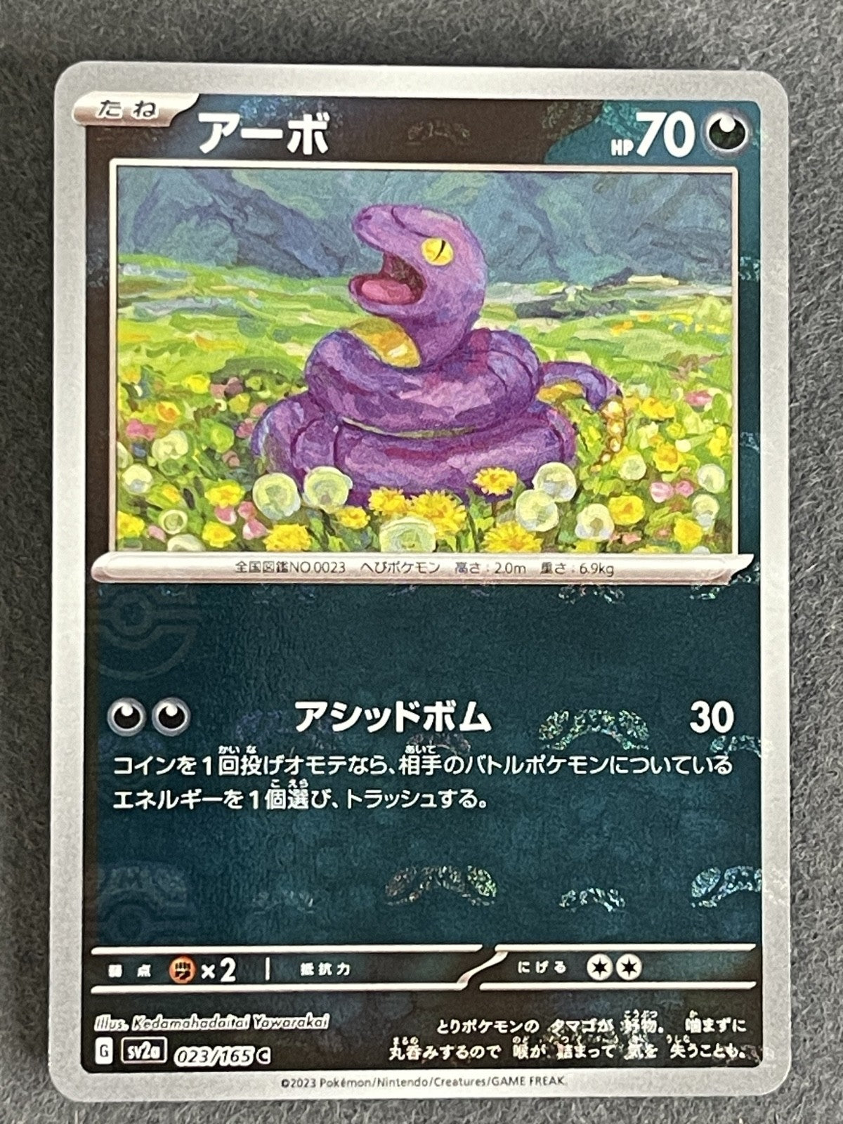 Ekans 2023 Pokemon Card 151 (JP) #023/165 Near Mint