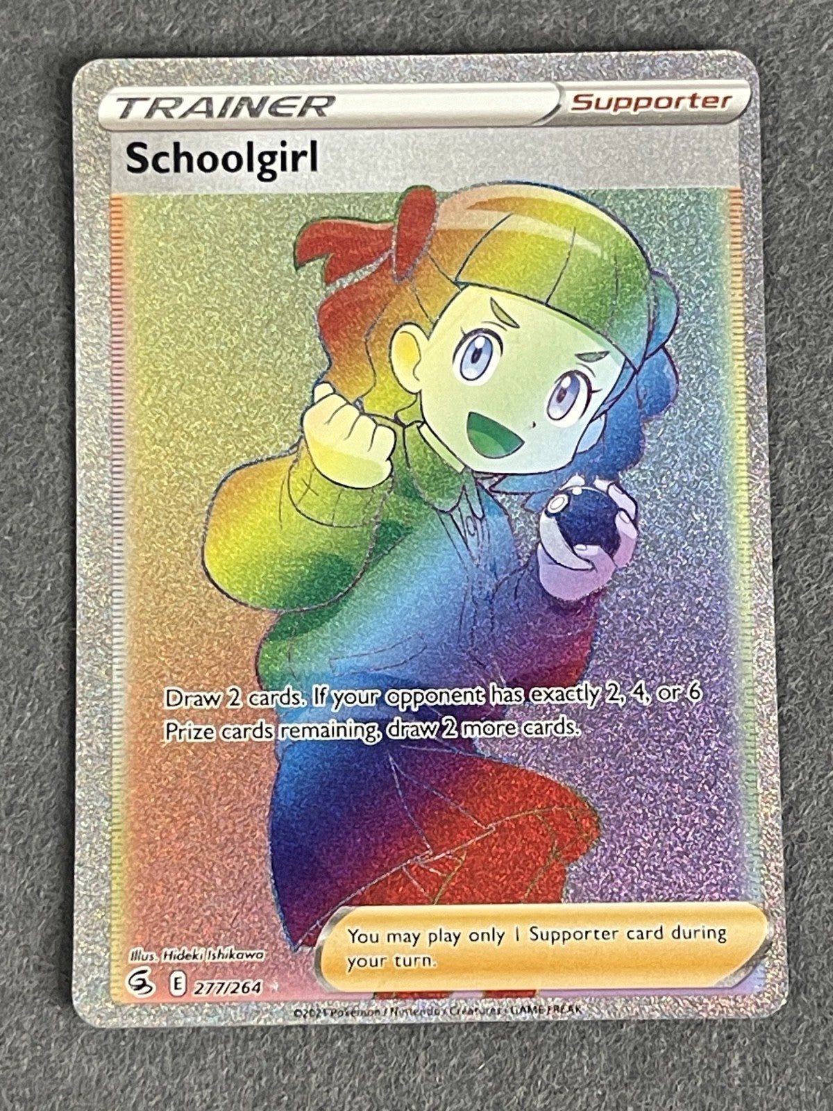 Schoolgirl 2021 Fusion Strike #239/264 Near Mint