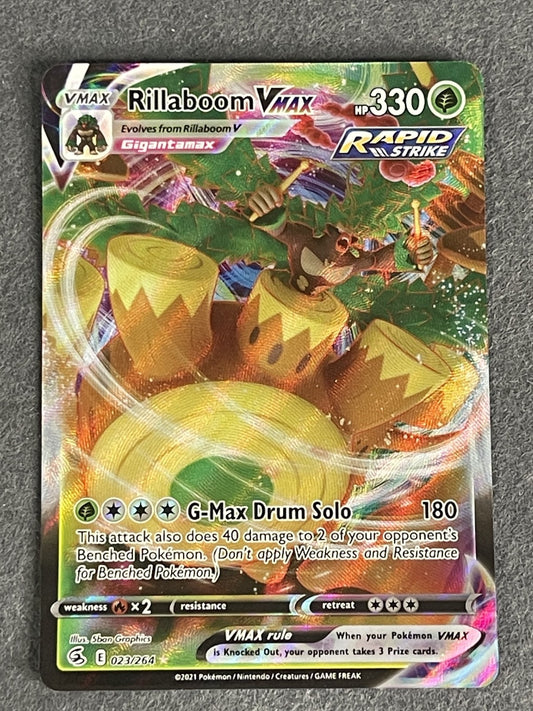 Rillaboom VMAX 2021 Fusion Strike #023/264 Near Mint