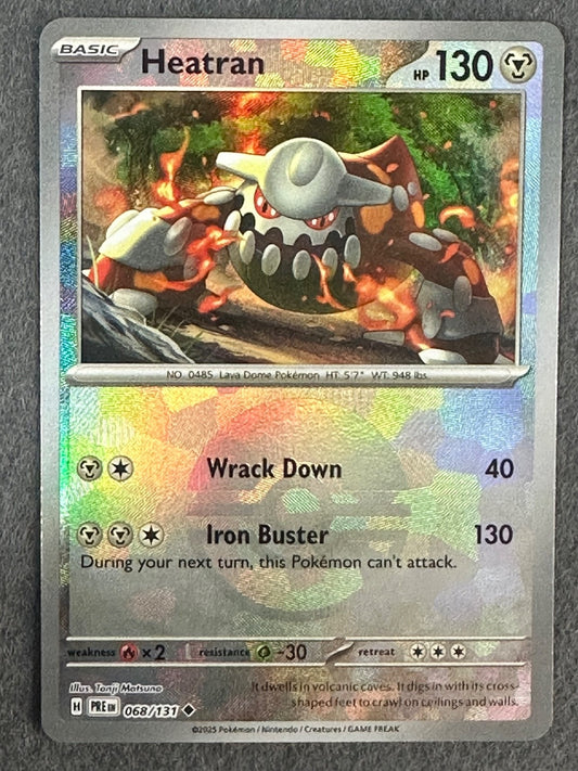 Heatran 2025 Prismatic Evolutions #068/131 Near Mint