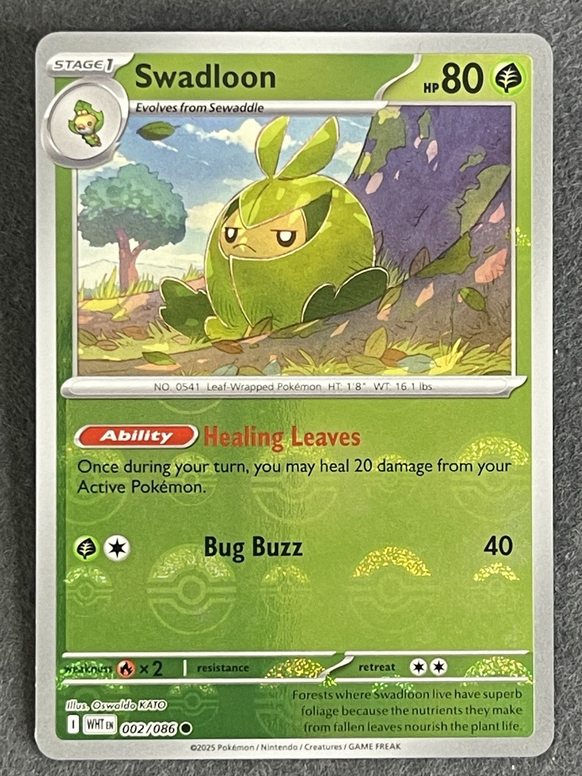 Swadloon 2025 White Flare #002/086 Near Mint