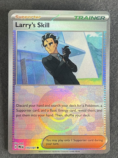 Larry's Skill 2025 Prismatic Evolutions #115/131 Near Mint