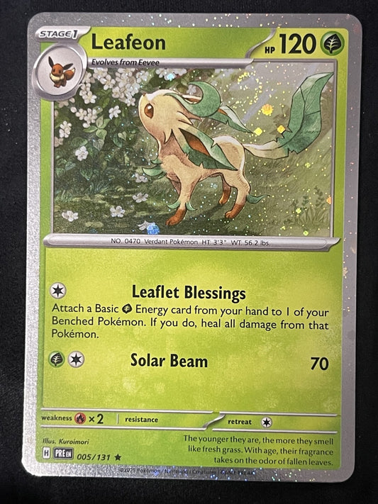 Leafeon 2025 Prismatic Evolutions #005/131 Near Mint