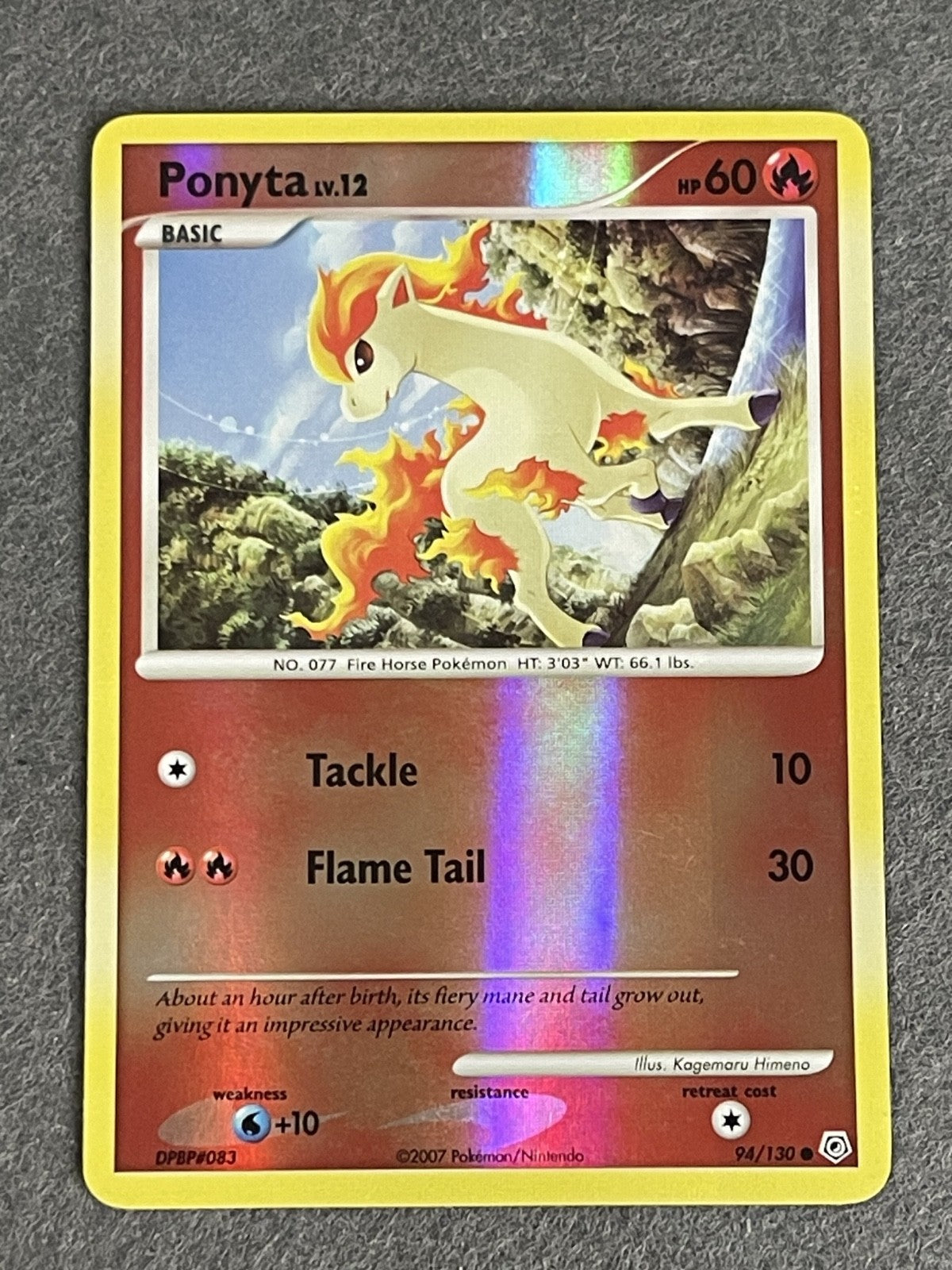 Ponyta 2007 Diamond & Pearl #94/130 Lightly Played
