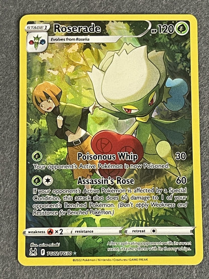 Roserade 2022 Lost Origin #TG02/TG30 Near Mint