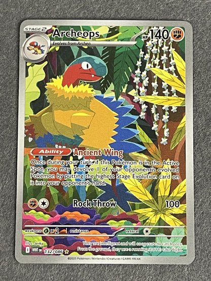 Archeops 2025 White Flare #132/086 Near Mint