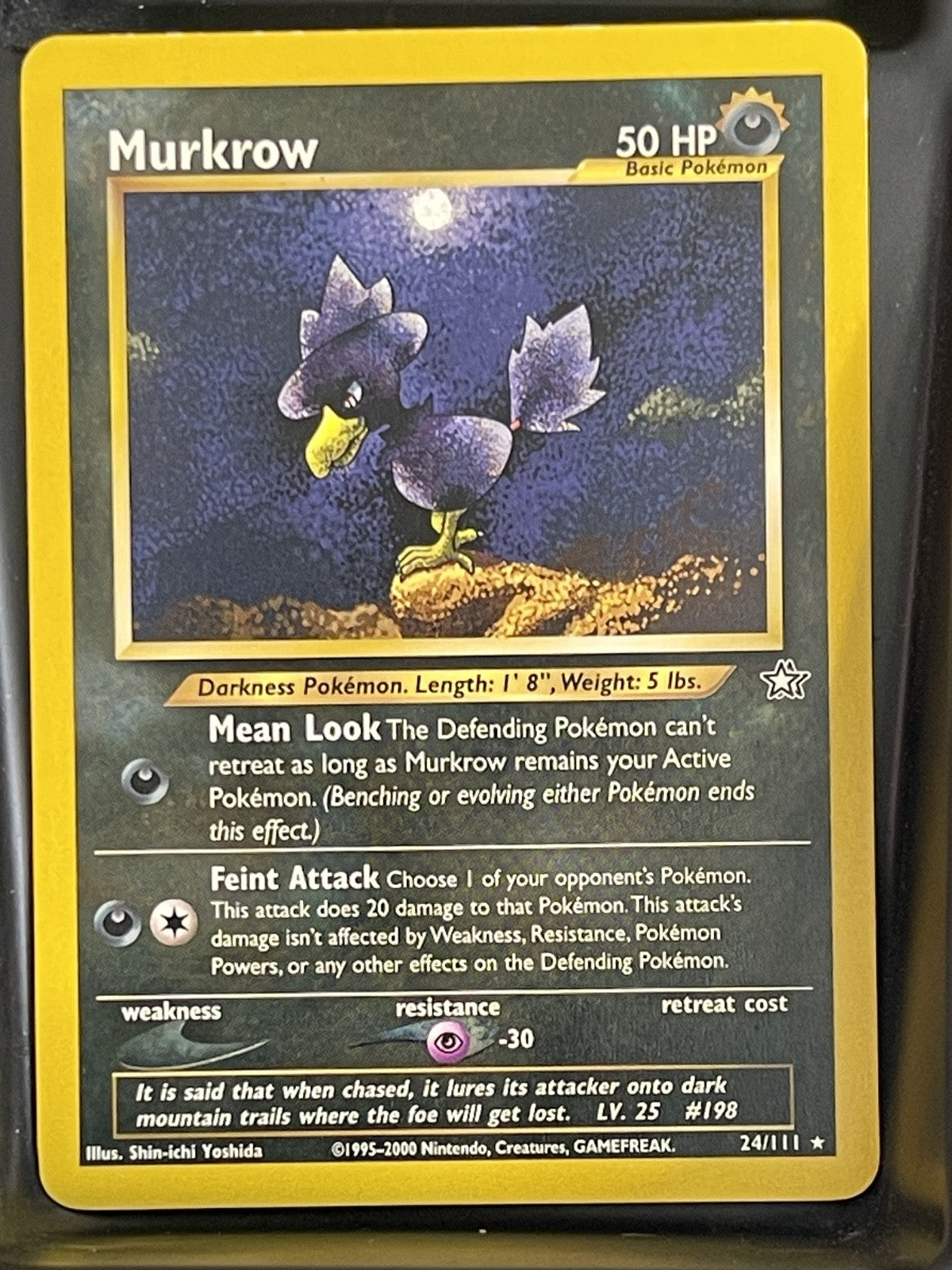 Murkrow 2000 Neo Genesis Unlimited #24/111 Lightly Played