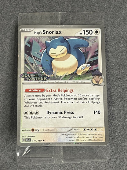 Hop's Snorlax 2025 Journey Together #117/159 Near Mint