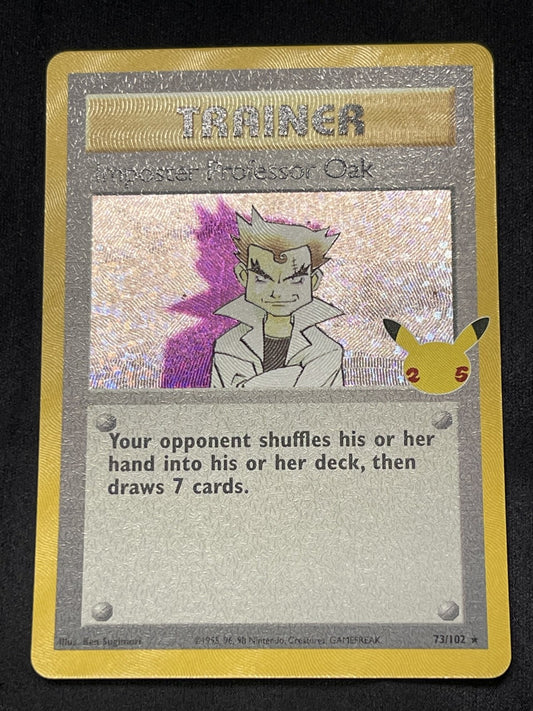 Imposter Professor Oak 2021 Celebrations #73/102 Near Mint