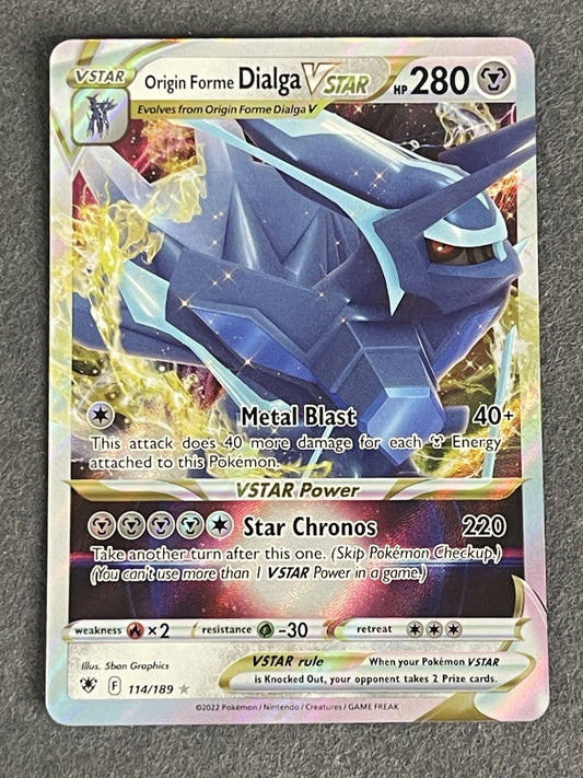 Origin Forme Dialga VSTAR 2022 Astral Radiance #114/189 Near Mint