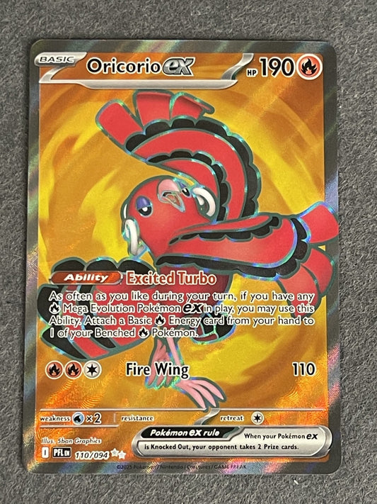 Oricorio ex 2025 Phantasmal Flames #110/094 Near Mint