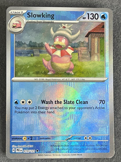 Slowking 2025 Prismatic Evolutions #019/131 Near Mint