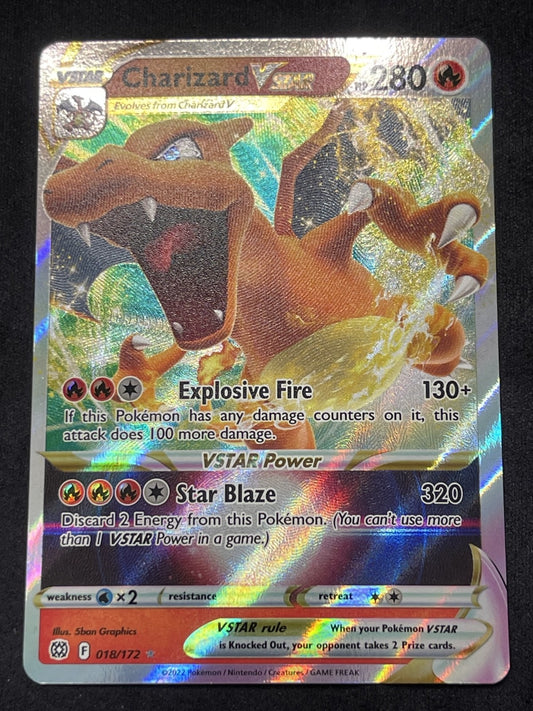 Charizard VSTAR 2022 Brilliant Stars #018/172 Near Mint