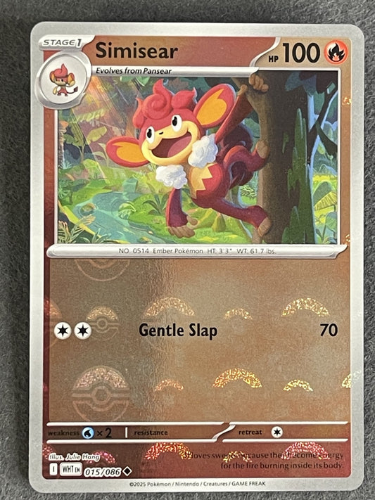 Simisear 2025 White Flare (JP) #015/086 Near Mint