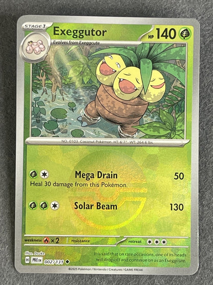 Exeggutor 2025 Prismatic Evolutions #002/131 Near Mint