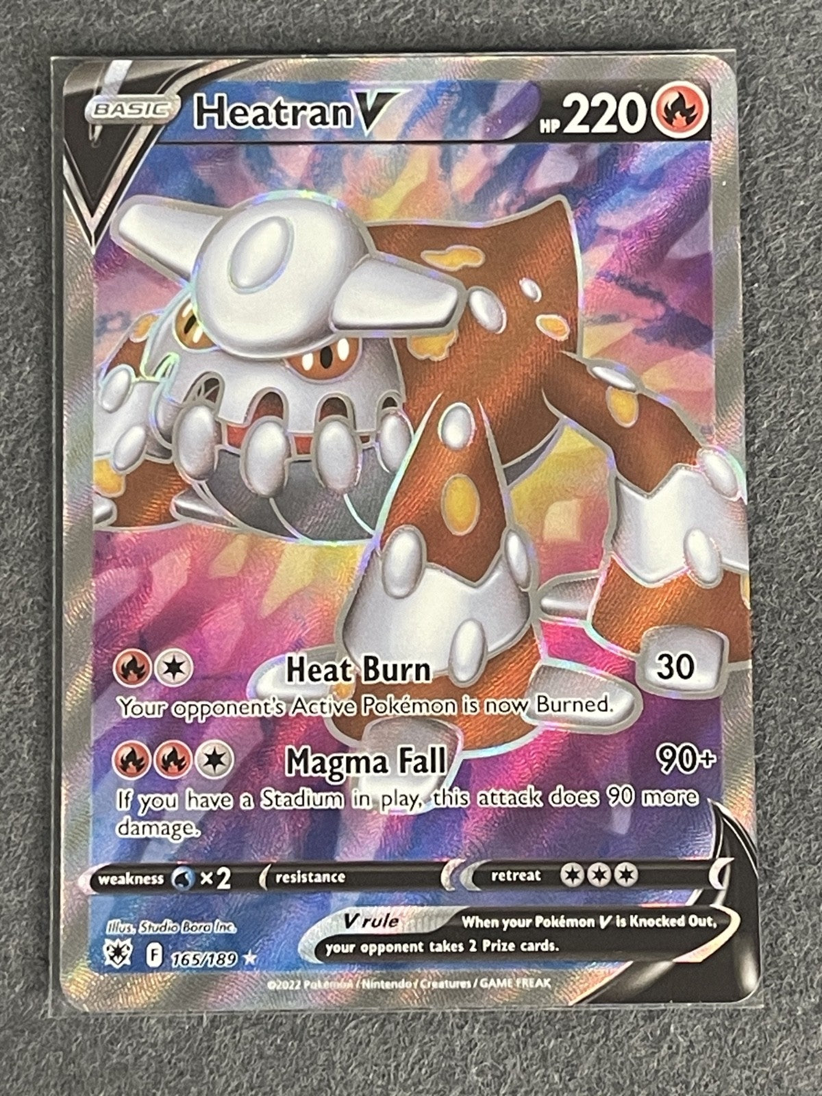 Heatran V 2022 Space Juggler (JP) #072/067 Near Mint