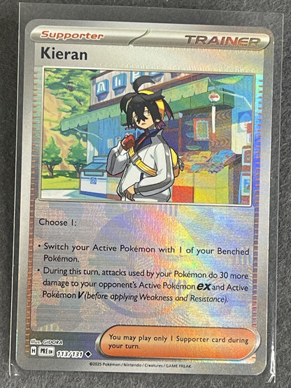 Kieran 2025 Prismatic Evolutions #113/131 Near Mint