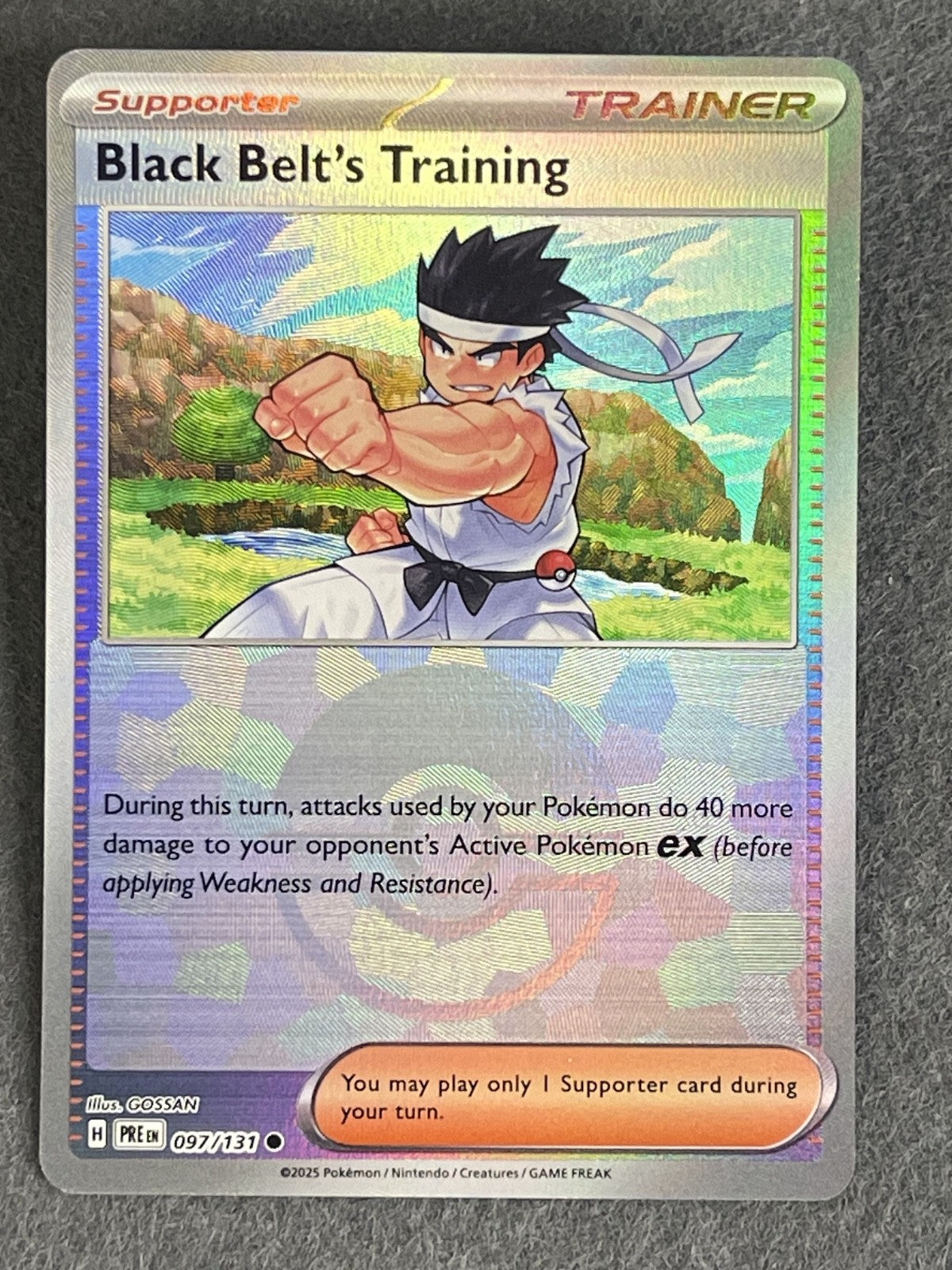 Black Belt's Training 2025 Prismatic Evolutions #097/131 Near Mint