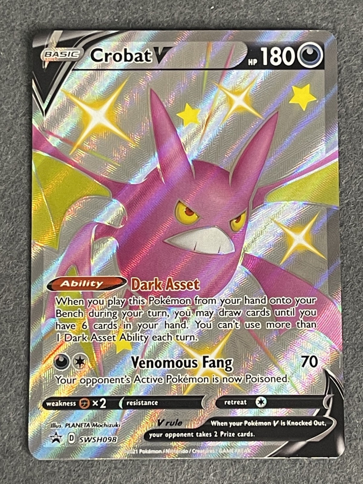 Crobat V 2020 Infinity Zone (JP) #105/100 Near Mint