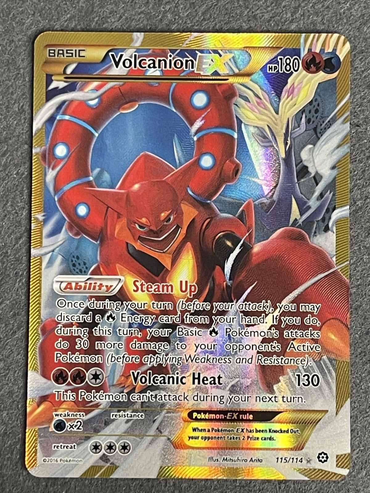 Volcanion 2016 Steam Siege #25/114 Lightly Played