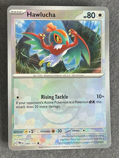 Hawlucha 2025 Prismatic Evolutions #089/131 Near Mint