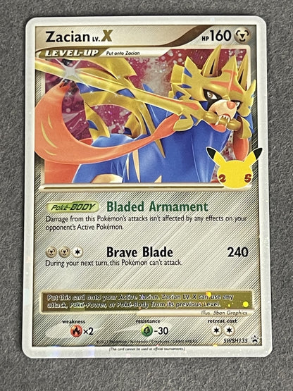 Zacian LV.X 2021 SWSH Black Star Promo #SWSH135 Near Mint