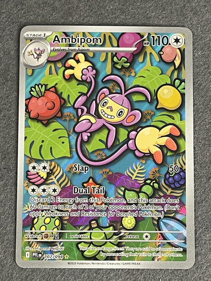 Ambipom 2025 Phantasmal Flames #107/094 Near Mint