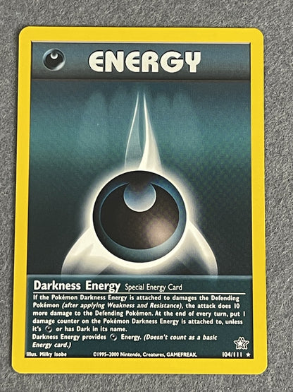 Darkness Energy 2000 Neo Genesis Unlimited #104/111 Lightly Played