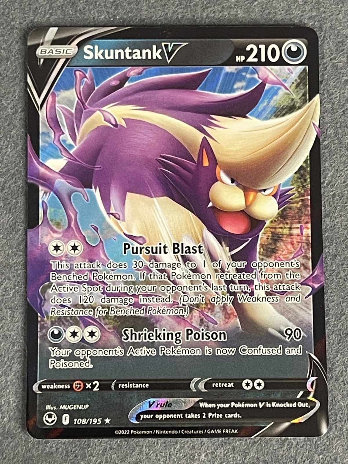 Skuntank V 2022 Silver Tempest #108/195 Near Mint