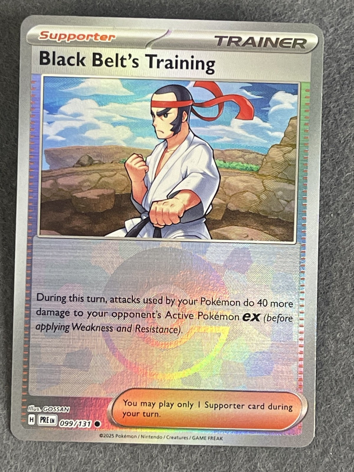 Black Belt's Training 2025 Prismatic Evolutions #099/131 Near Mint