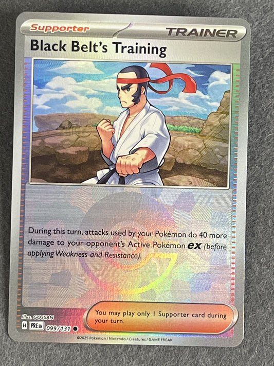 Black Belt's Training 2025 Prismatic Evolutions #099/131 Near Mint