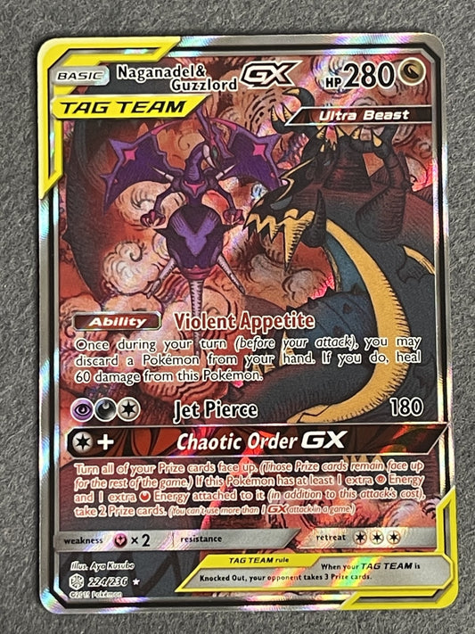 Naganadel & Guzzlord GX 2019 Cosmic Eclipse #224/236 Near Mint