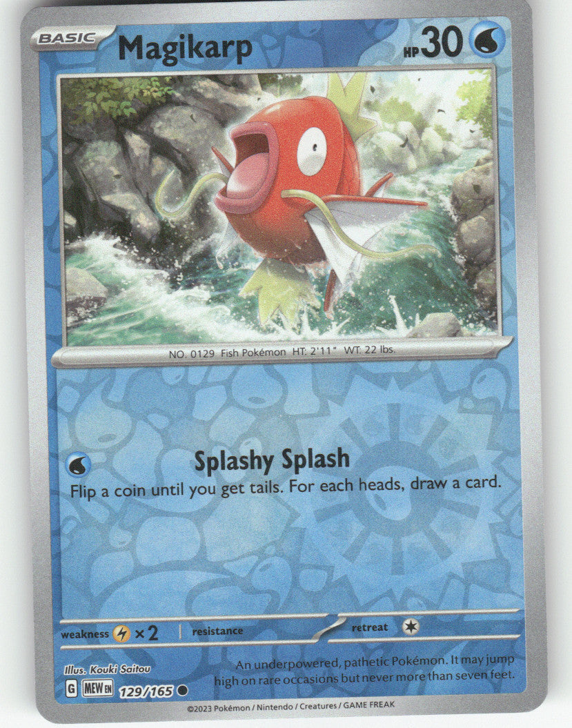 Magikarp Reverse Holo Common SV: Scarlet & Violet 151 129/165 NM