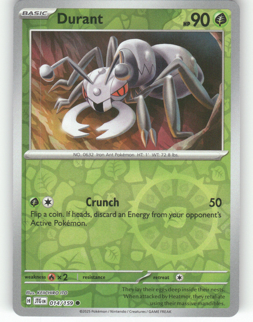 Durant Reverse Holo Common SV09: Journey Together 014/159 NM