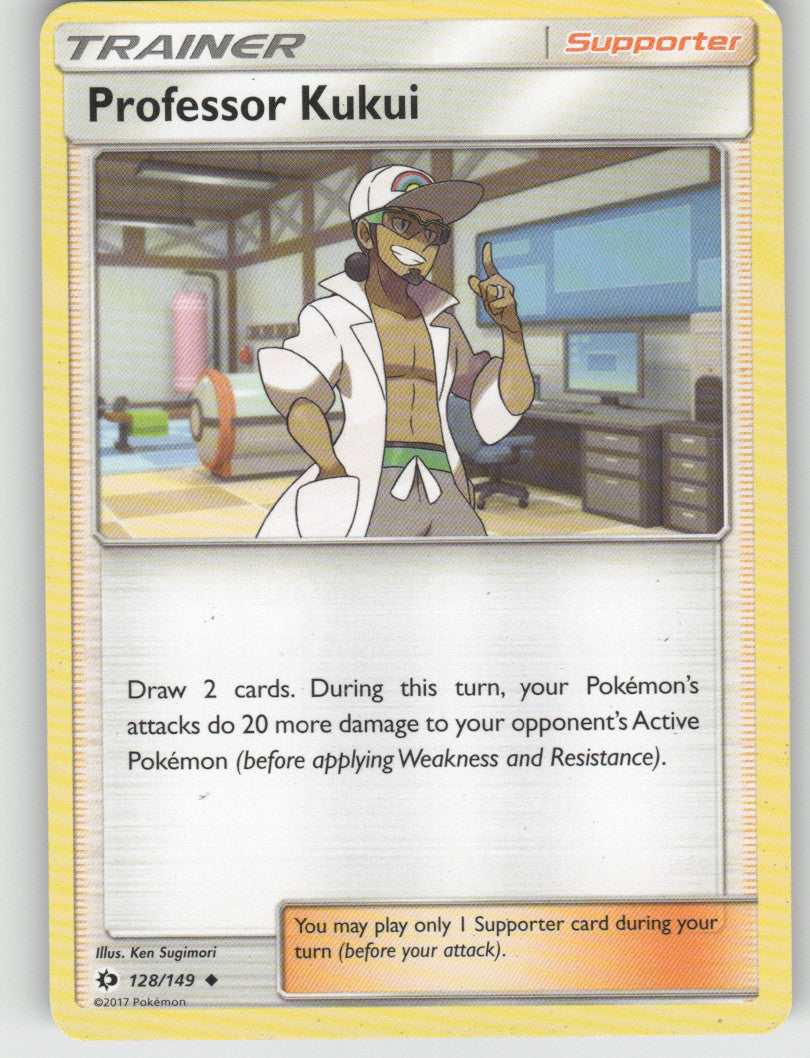Professor Kukui Uncommon SM Base Set 128/149 NM