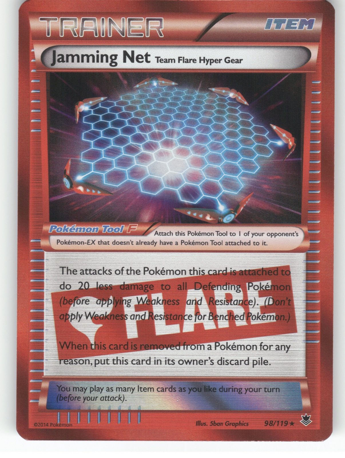Jamming Net Holo Rare XY - Phantom Forces 98/119 NM