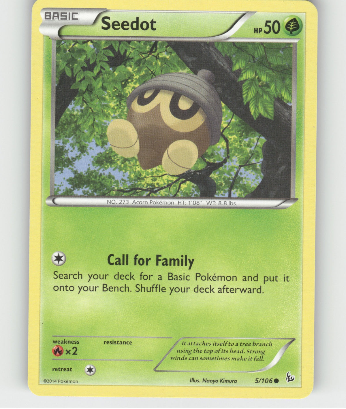 Seedot Common XY - Flashfire 5/106 NM