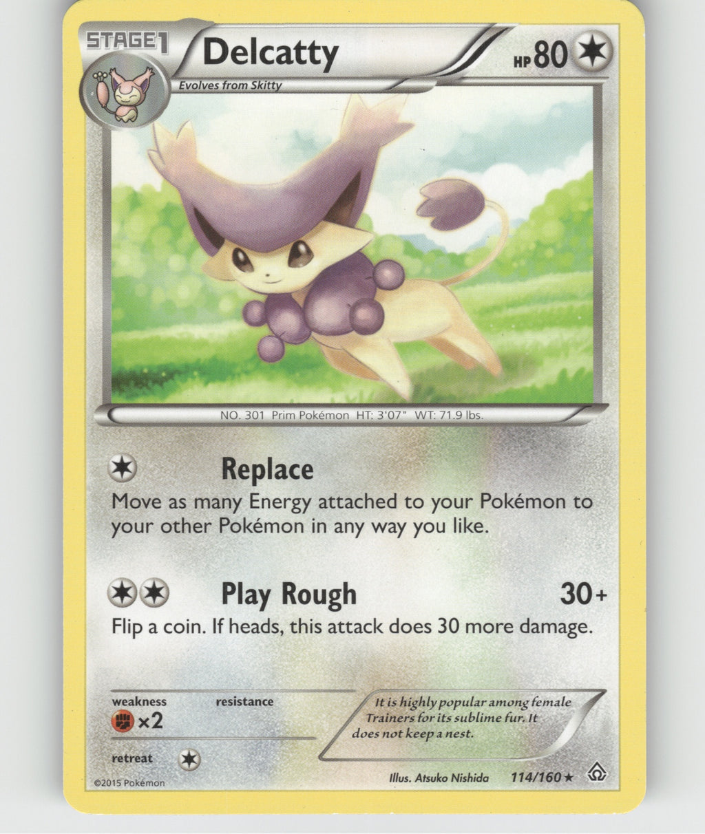 Delcatty Rare XY - Primal Clash 114/160 NM