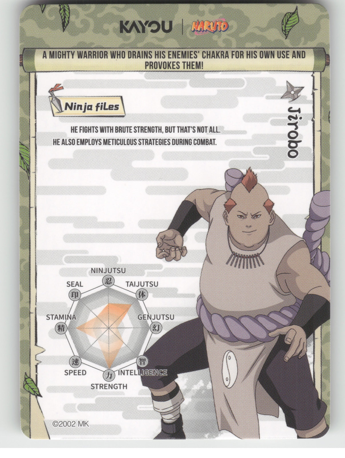 Jirobo Base UR Earth Scroll Series 2 001L3 NM back