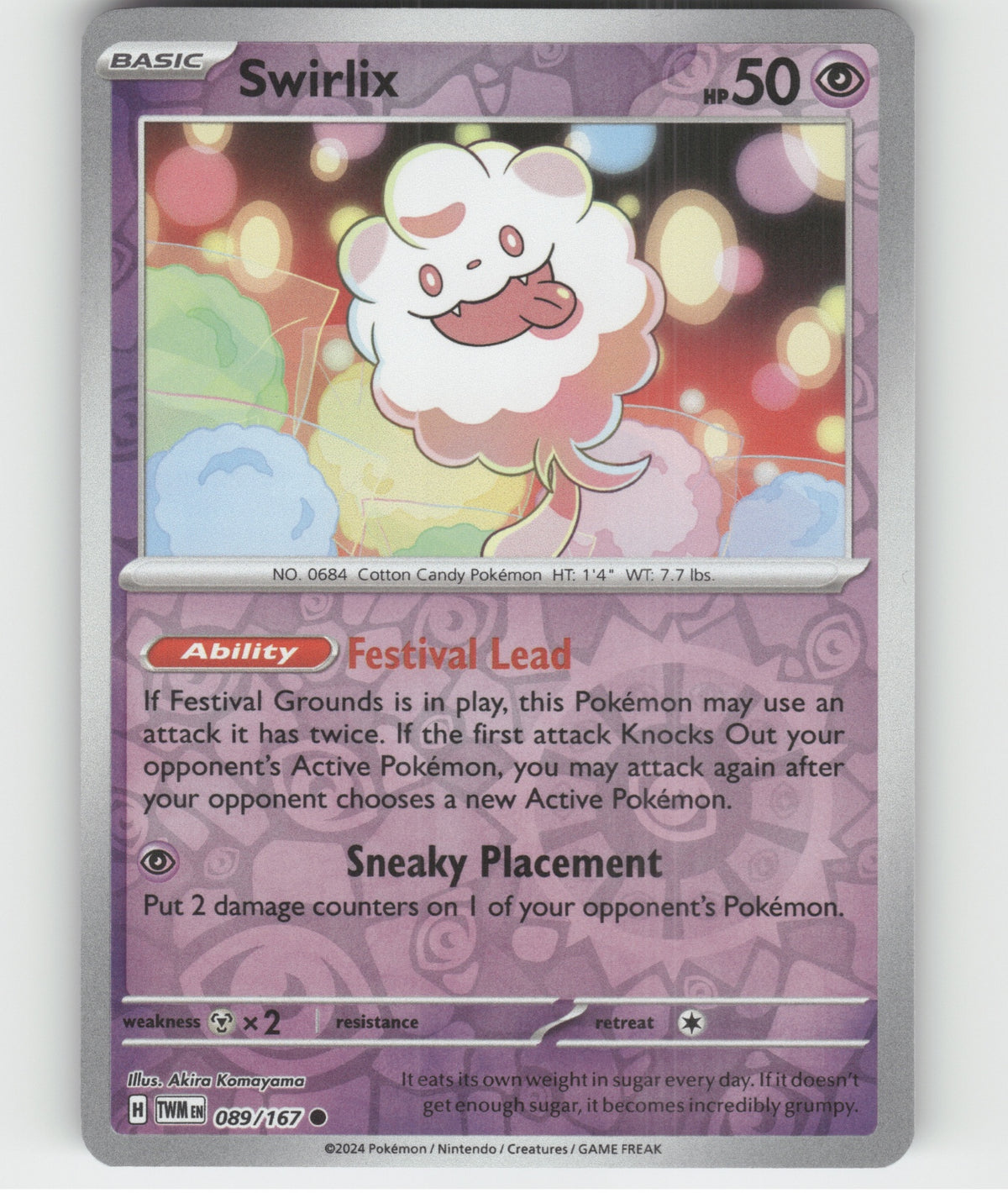 Swirlix Common SV06: Twilight Masquerade 089/167 NM