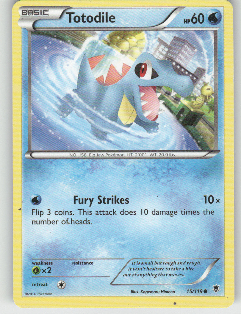 Totodile Common XY - Phantom Forces 15/119 NM