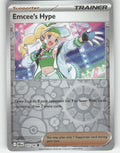 Emcee's Hype Reverse Holo Common SV10: Destined Rivals 163/182 NM