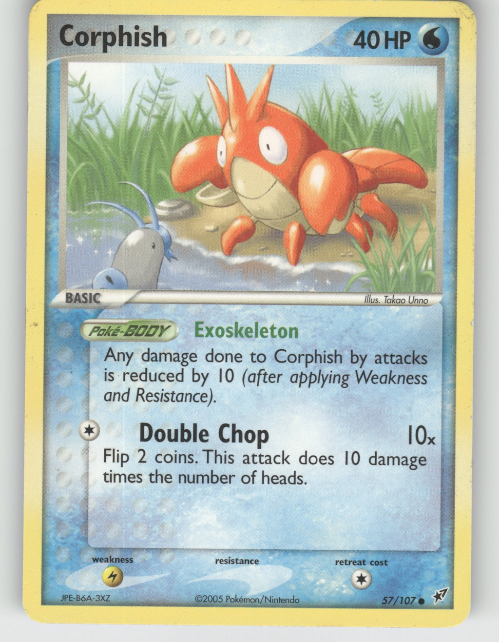 Corphish Common EX Deoxys 57/107 NM