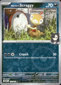 Marnie's Scraggy Reverse Holo Common SV10: Destined Rivals 132/182 NM