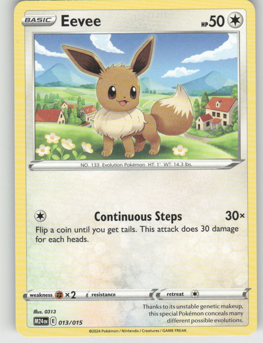 Eevee 2025 McDonald's Dragon Discovery #013/015 Near Mint