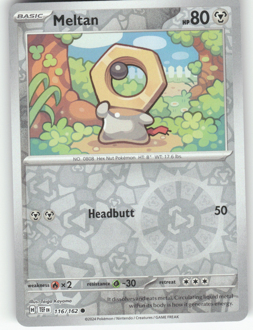 Meltan Reverse Holo Common SV05: Temporal Forces 116/162 NM